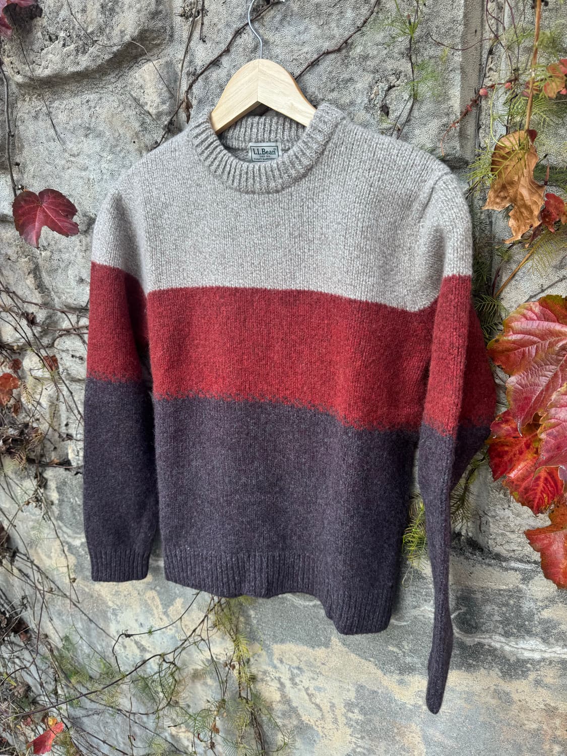 엘엘빈 램스울 니트 스웨터 m 상품이미지3