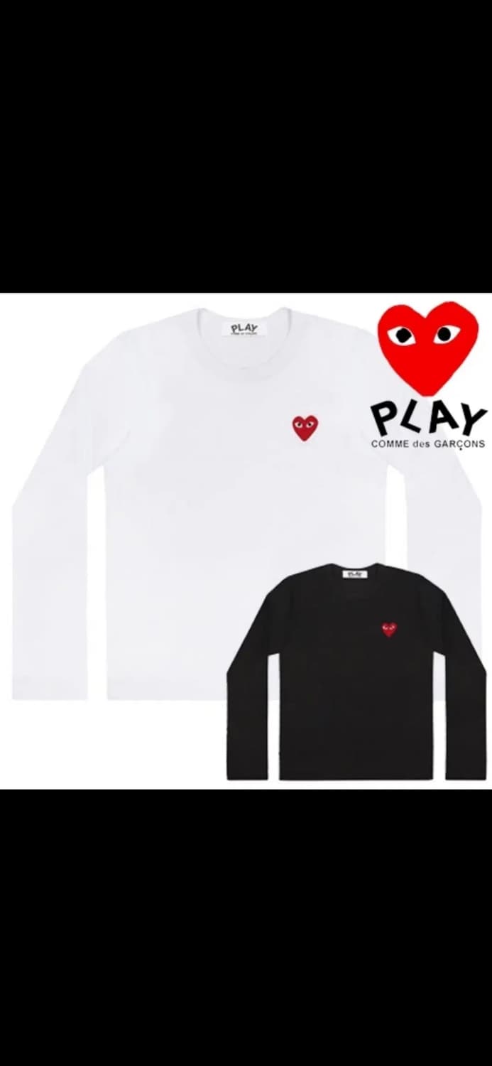 🔥[새상품/정품]🔥 꼼데가르송 남녀공용 롱슬리브 2 color  상품이미지2