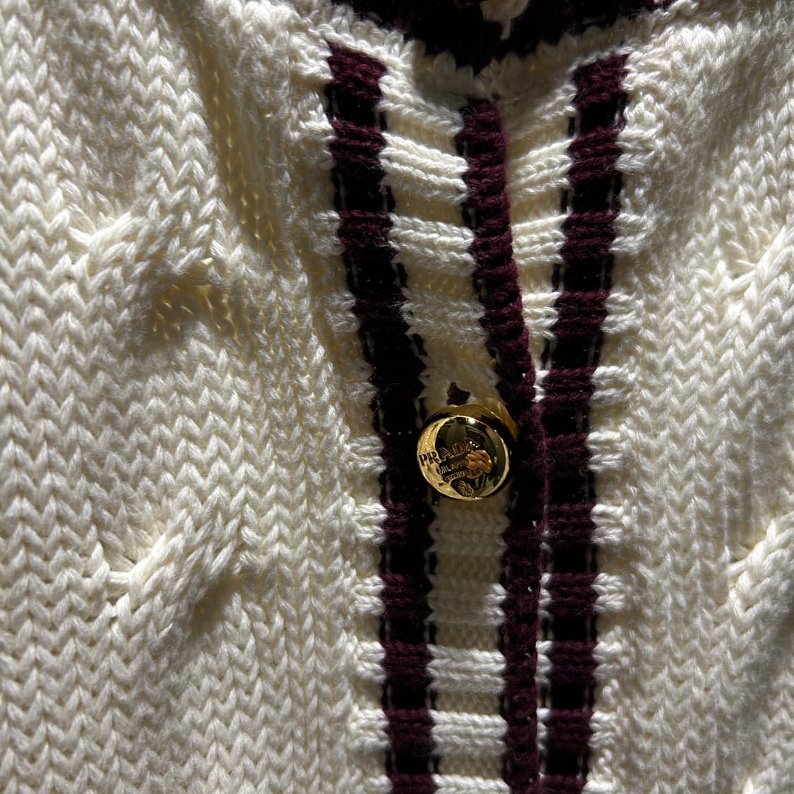 프라다 케이블 크롭 가디건 상품이미지4