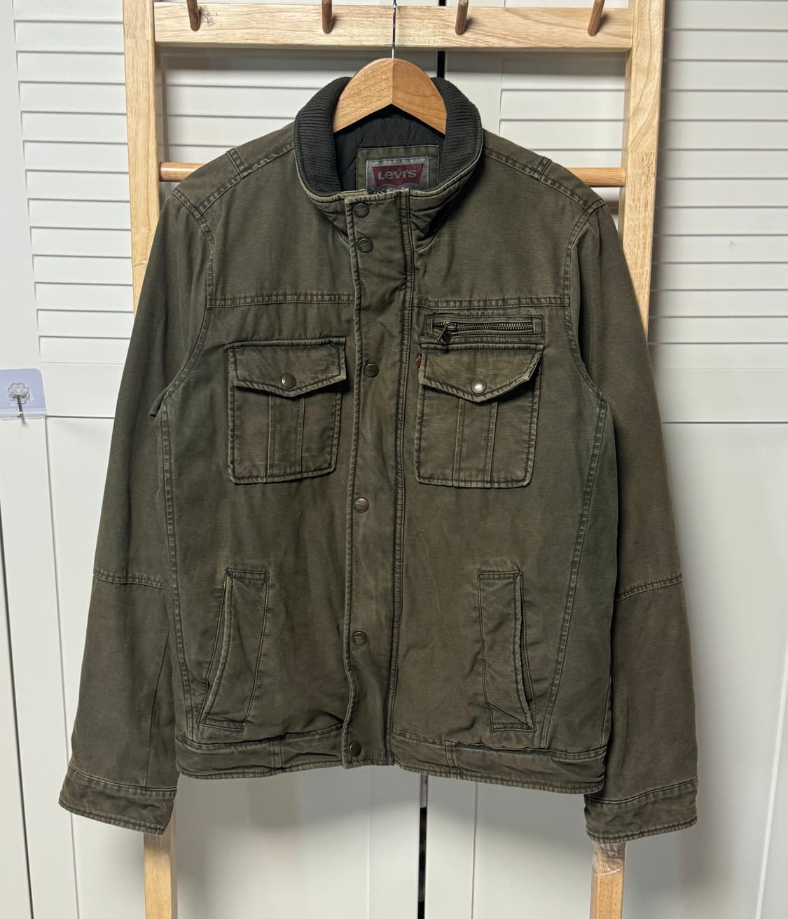 리바이스 트리거 포켓 워크 카키 자켓 상품이미지4