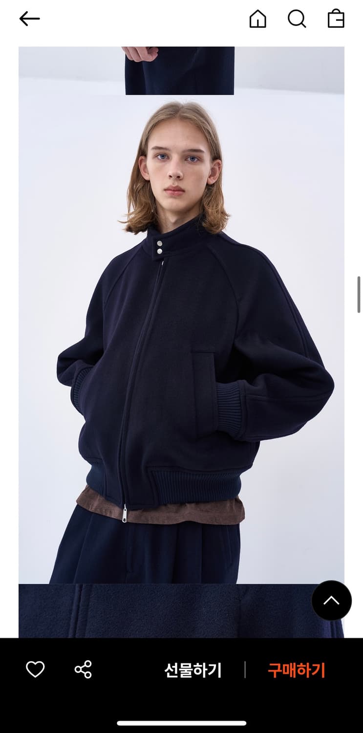 애프터프레이 리가즈 해링턴 블루종 M 상품이미지1