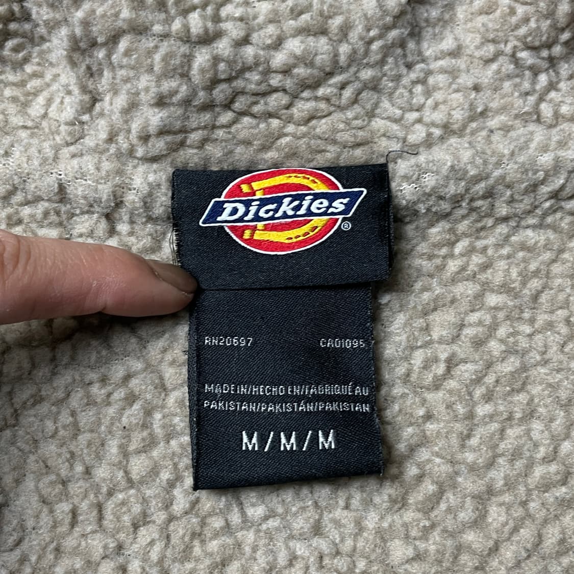 DICKIES 디키즈 빈티지 블루 셰르파 후드 집업 A00823 상품이미지9