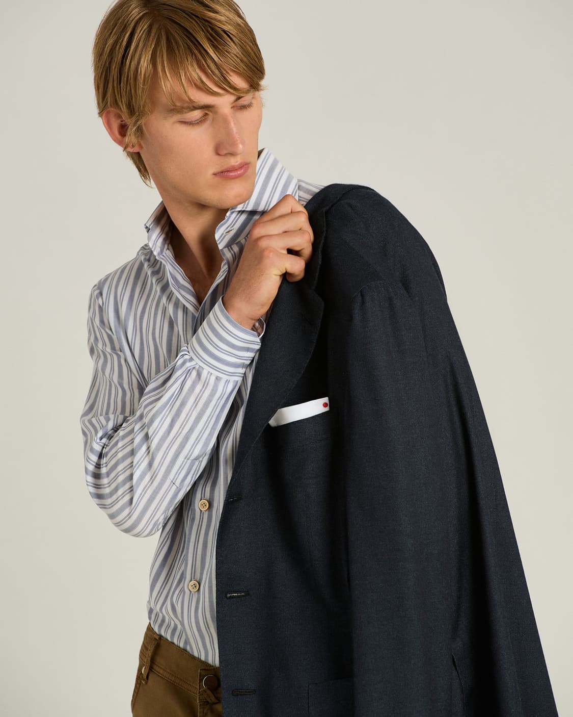 (명작,강추👍)키톤 다크네이비 블레이져 스포츠 코트 자켓 상품이미지8