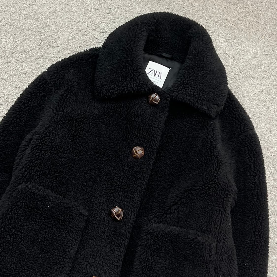 [우먼95] 자라 양털 자켓 상품이미지1