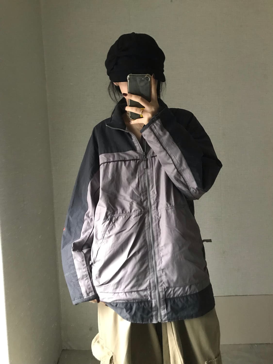 나이키 브라운 오버핏 바람막이 자켓 상품이미지5