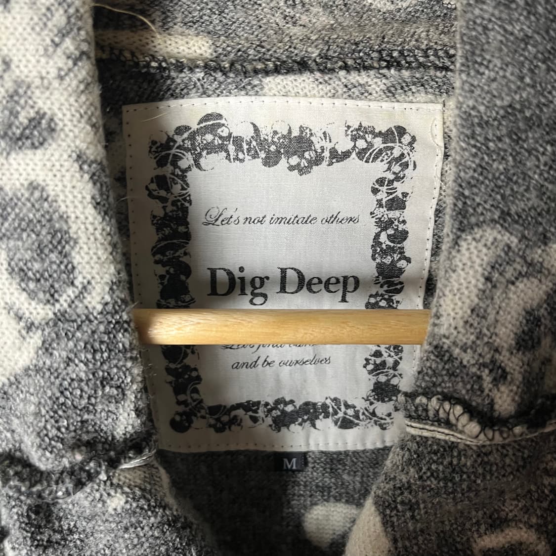 [DIG DEEP] 디그딥 스컬 니트 집업가디건 상품이미지5