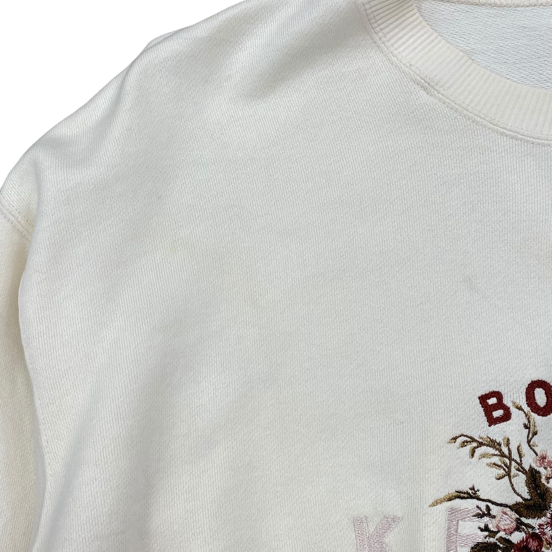 Ivory flower embroidered sweatshirt  상품이미지9