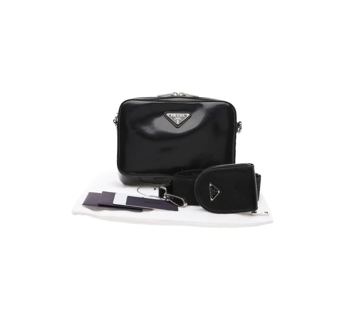 [S급] 프라다 1BH180 브러시드 가죽 숄더백 판매합니다!!! 상품이미지1