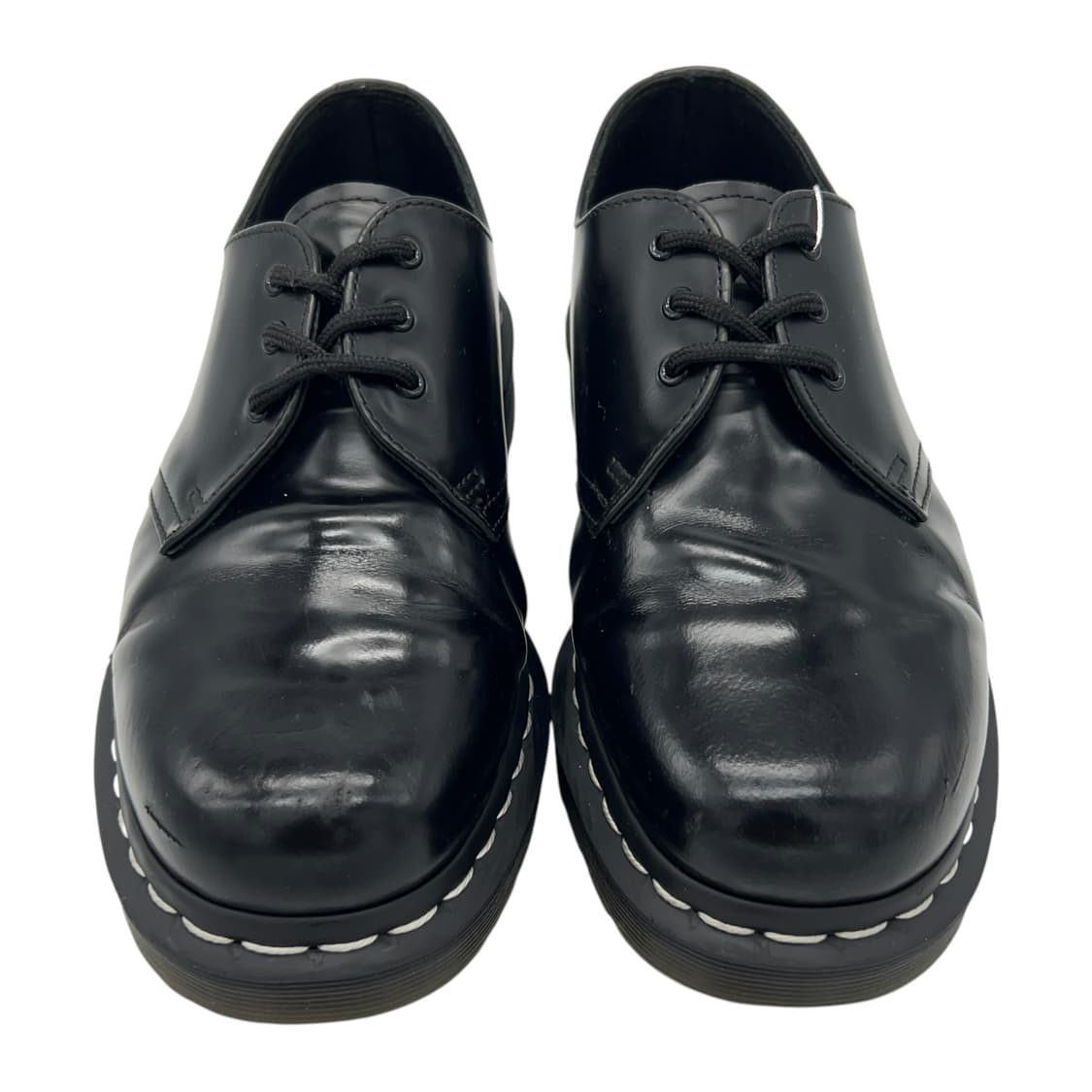 260 닥터마틴 1461 스무스 블랙 화이트 스티치 (UK7) 상품이미지4