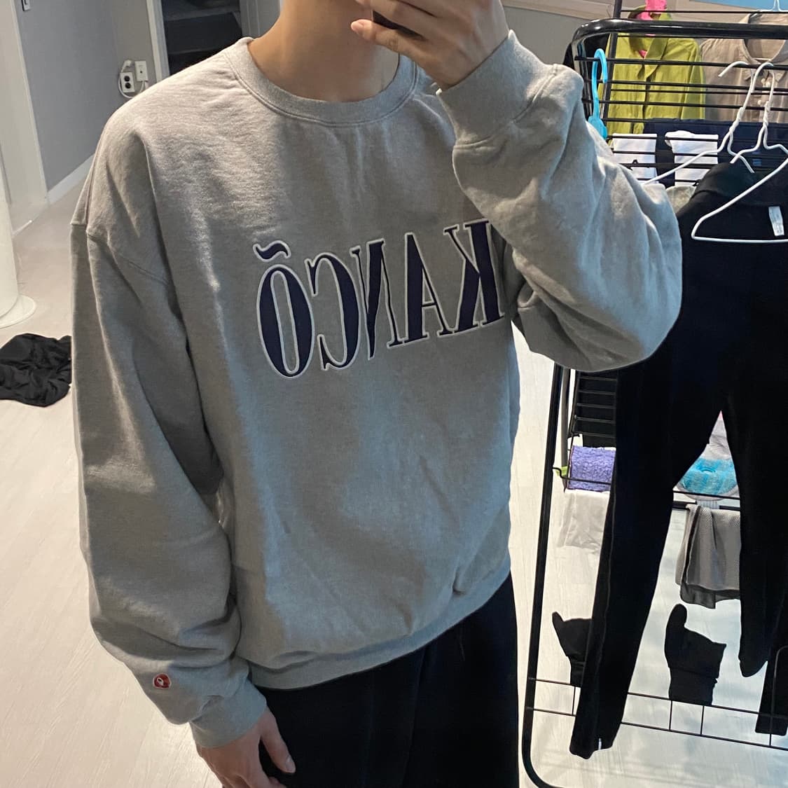 칸코 맨투맨 그레이 Relax 상품이미지1