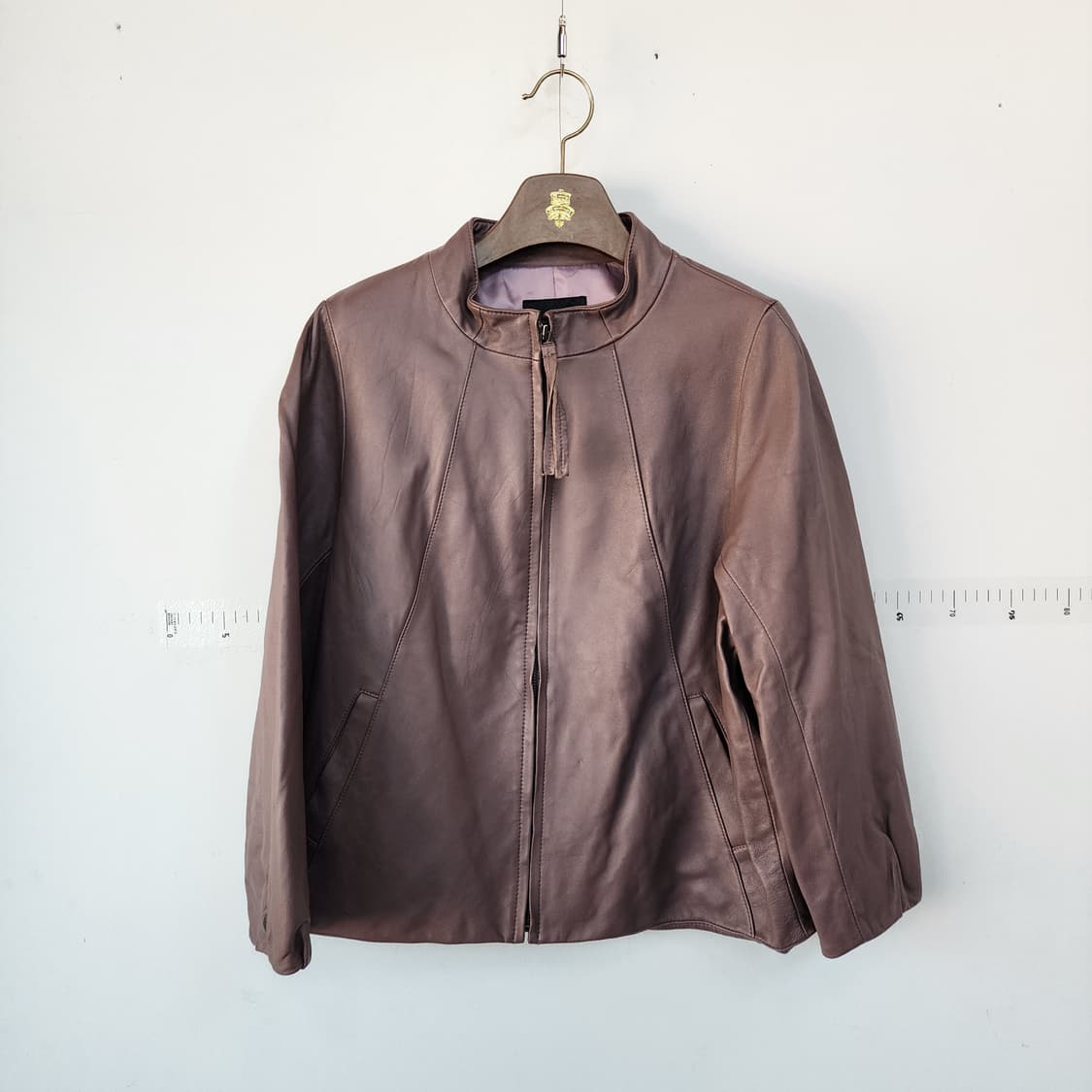 카시바디 브라운 양가죽 점퍼 상품이미지1