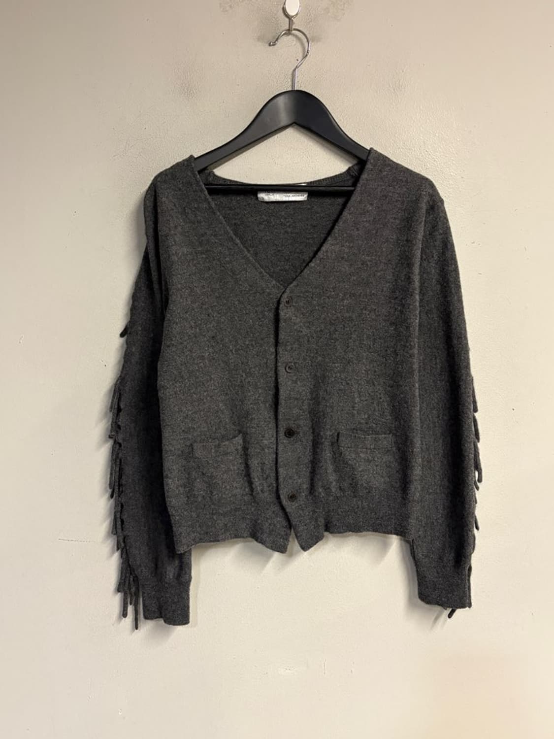 TOGA VIRILIS Fringe Knit Cardigan 상품이미지1