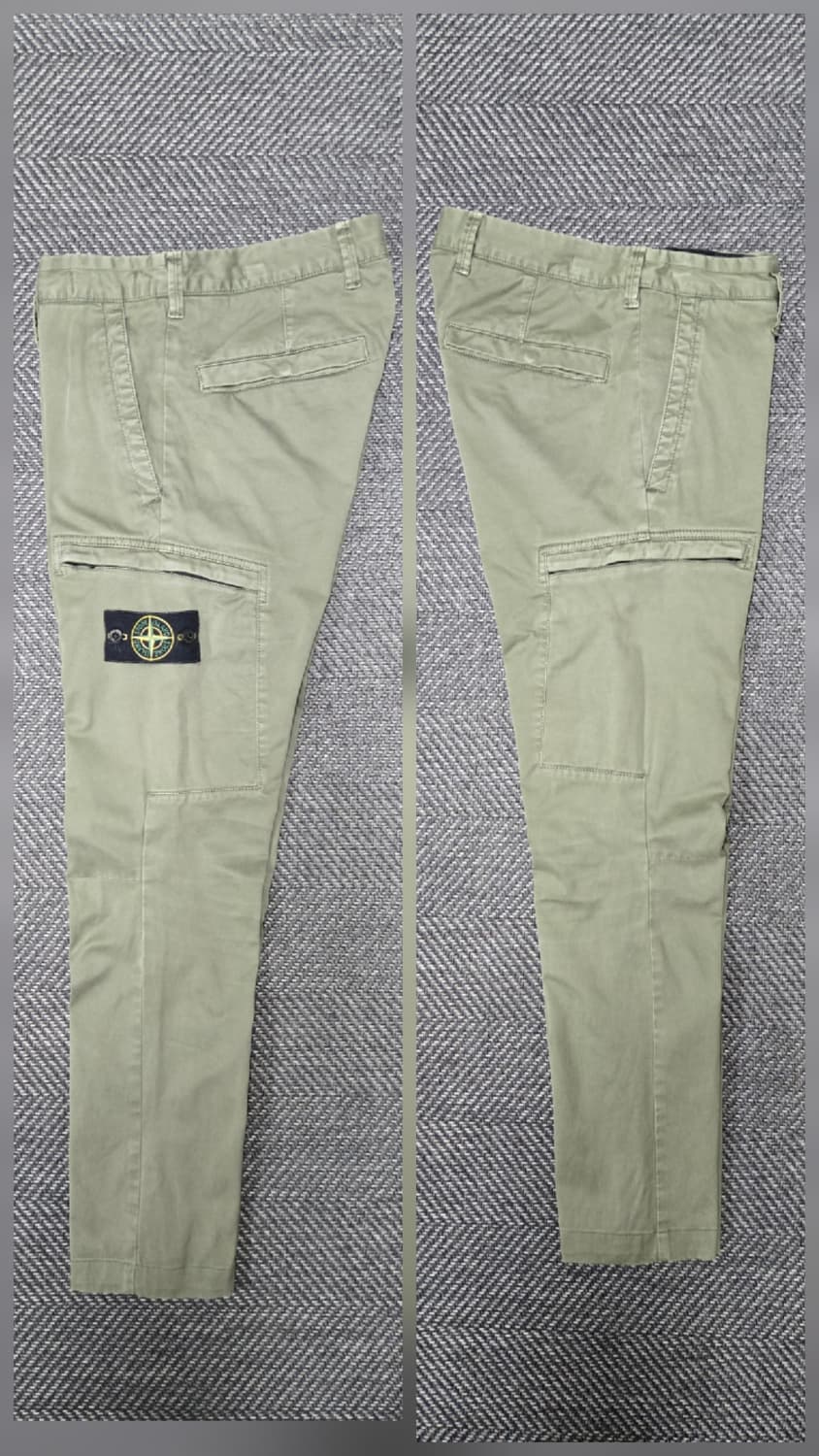 스톤아일랜드 카고팬츠 코튼97%바지 올리브 상품이미지3