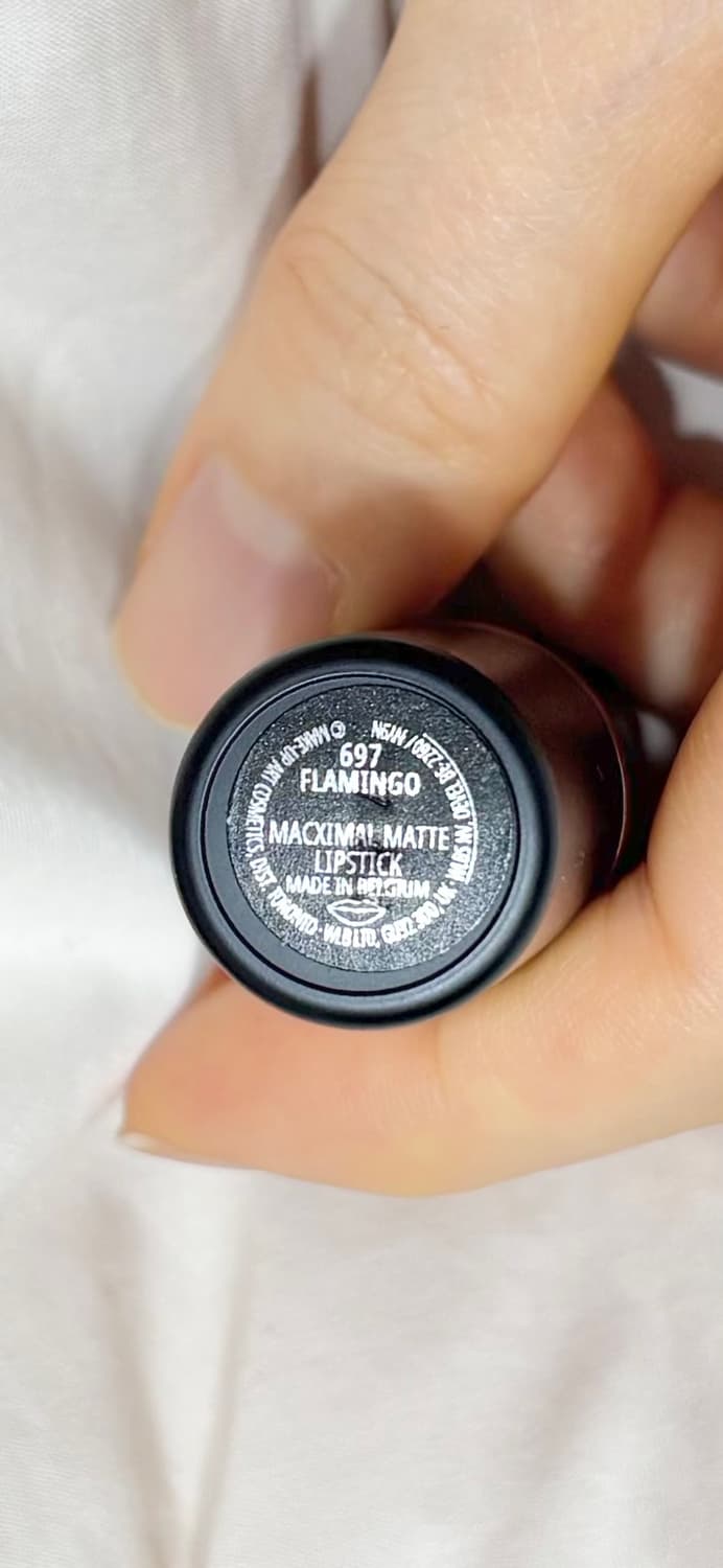 맥 립스틱ㅡ 플라밍고 맥시멀 실키 매트 697/백화점 정품 상품이미지6