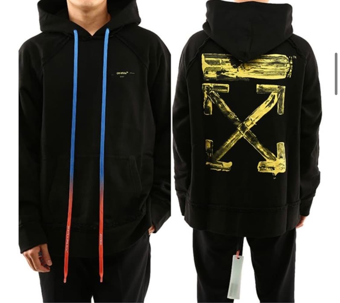 오프화이트 에로우 후드티 S 상품이미지7