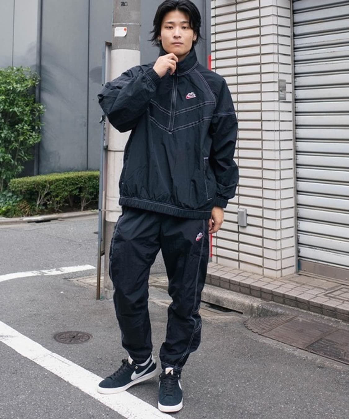 나이키 nsw 윈드러너 sw5 블랙 셋업 상품이미지1