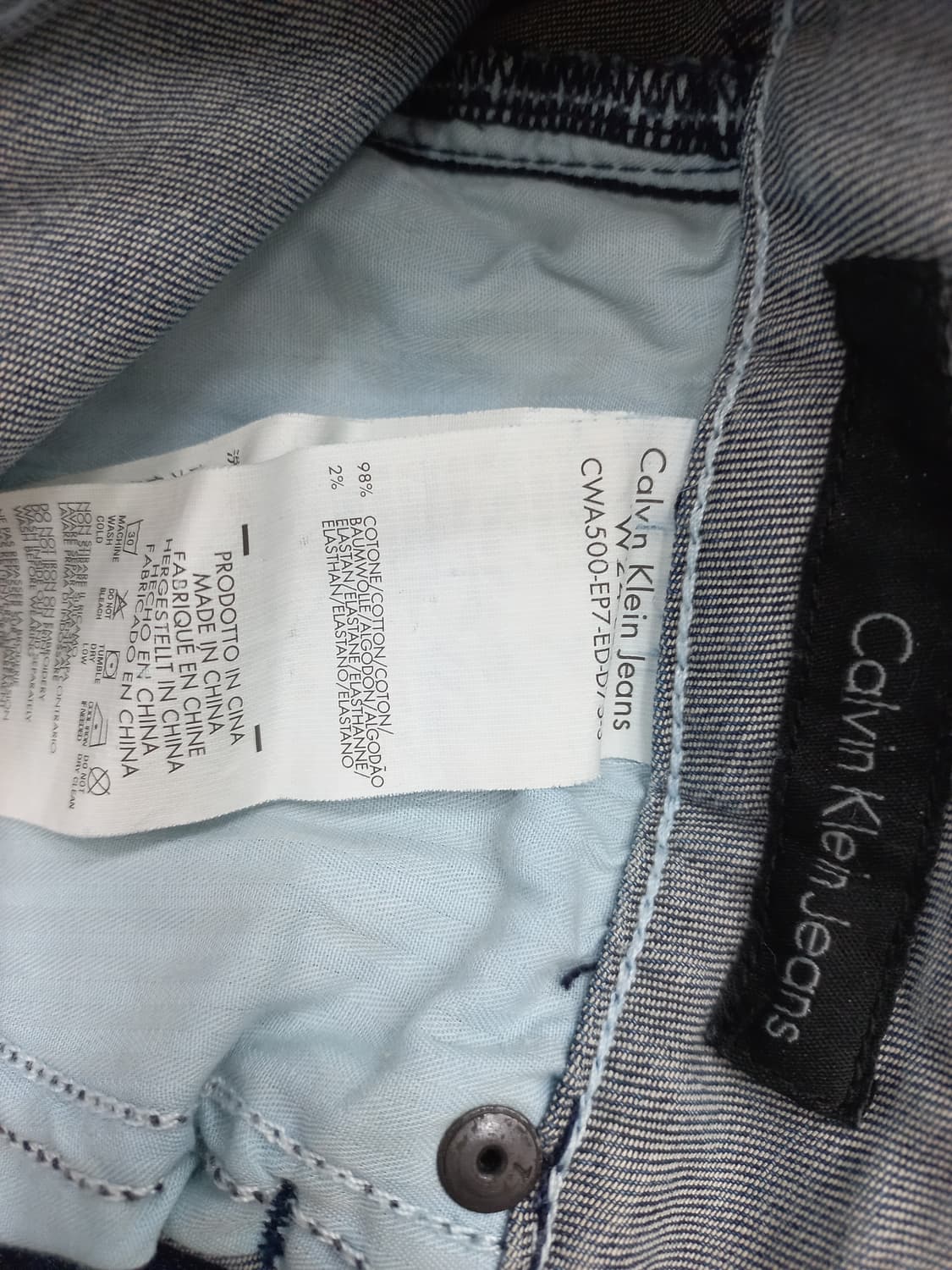 캘빈클라인진 스키니진  허리 24 상품이미지4