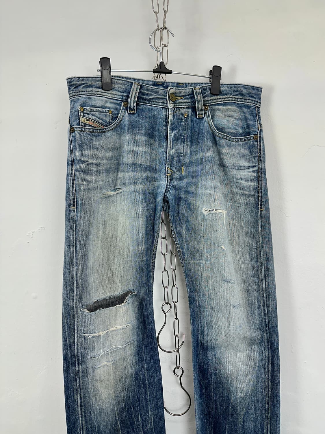 Diesel Distressed Washed Denim 상품이미지6