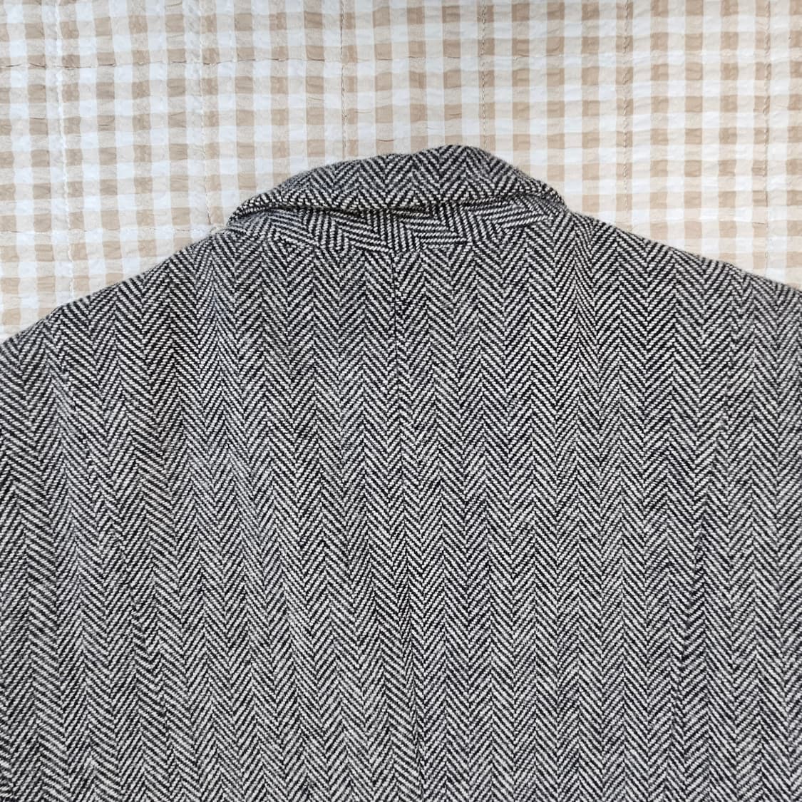 이지오 헨링본 하프코트 남자100 상품이미지10