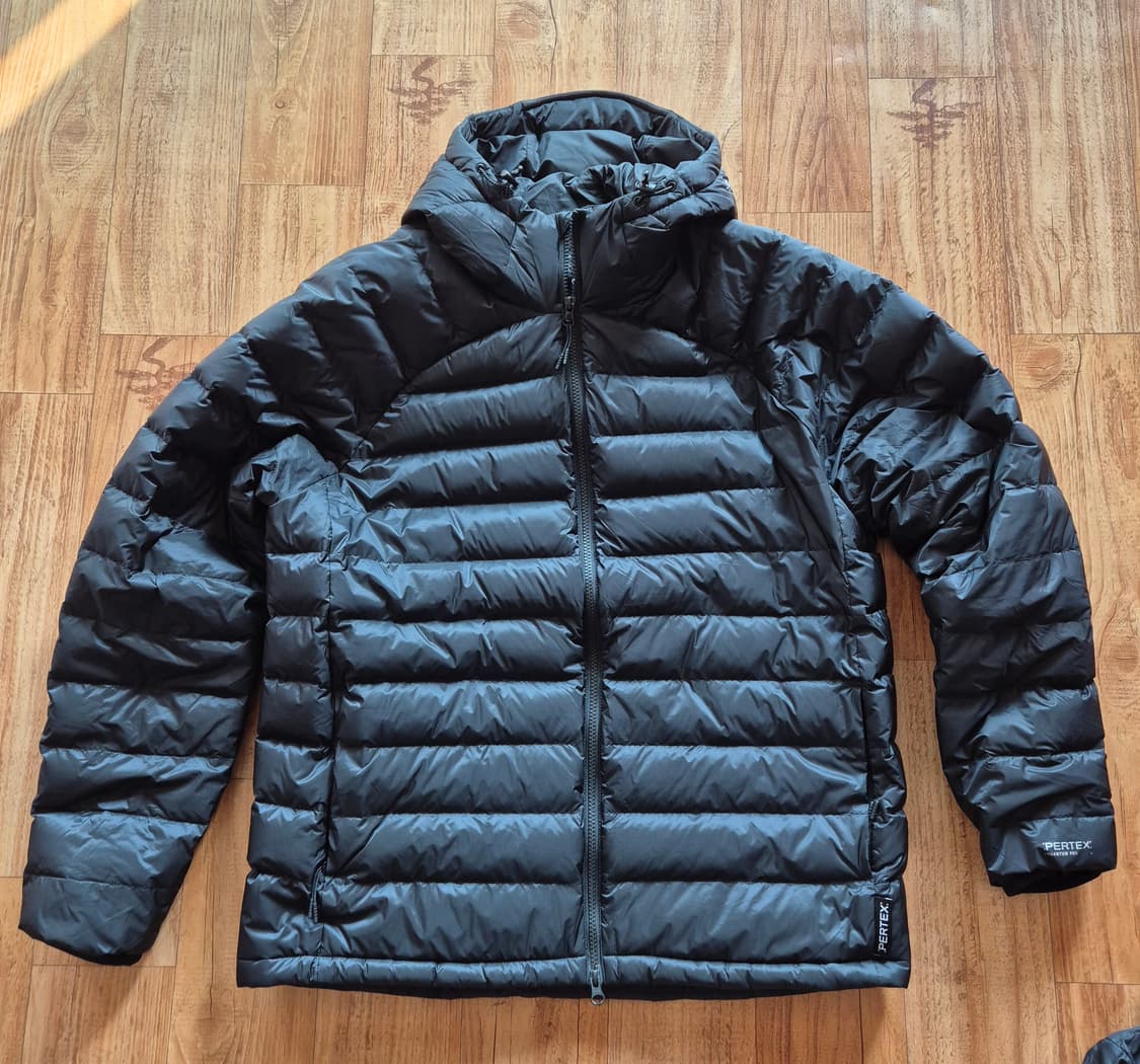 [XL] 페더다운 그리드 경량 패딩 블랙 상품이미지4