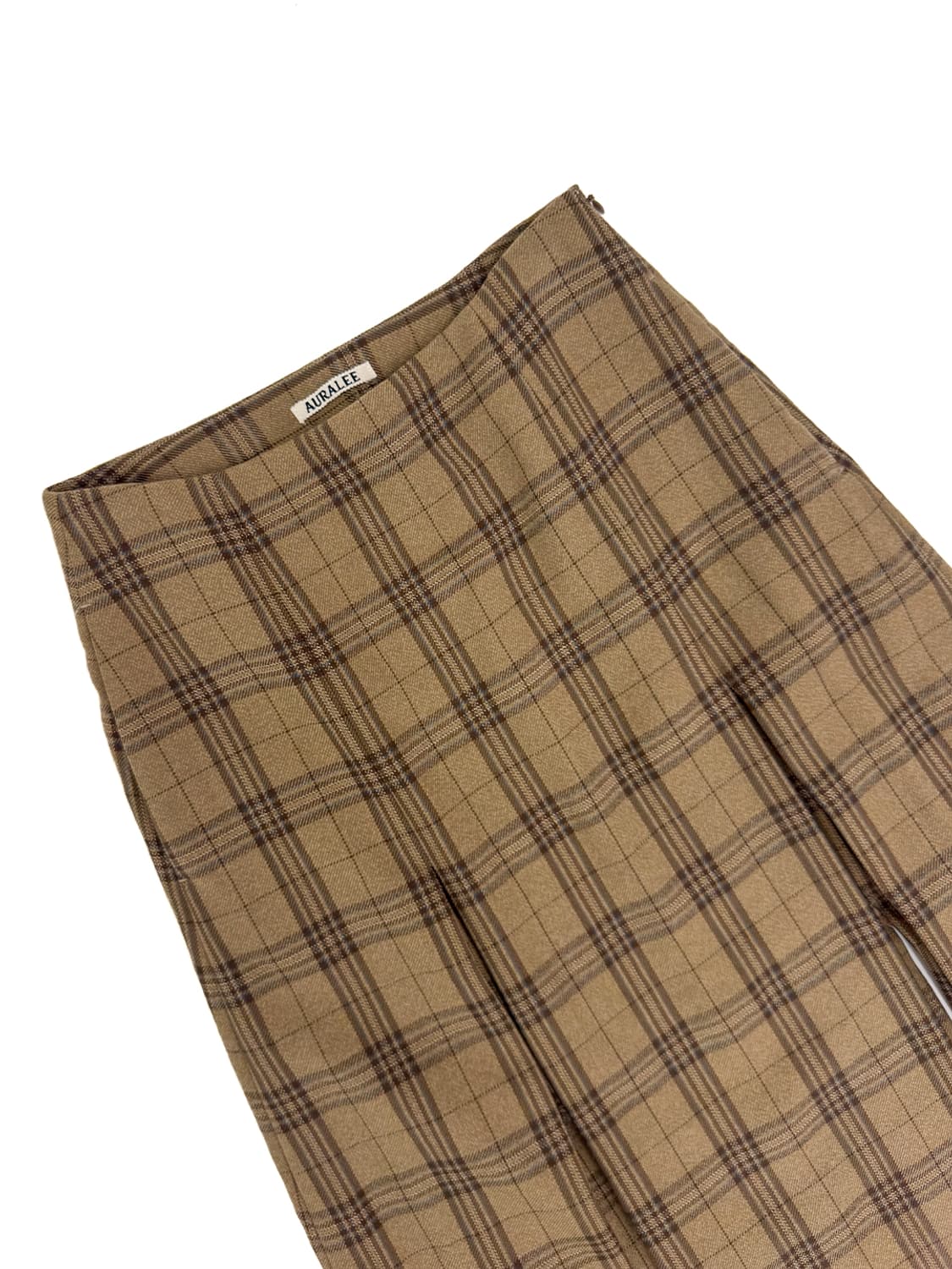 Auralee Checked Pleated Skirt/1 상품이미지4