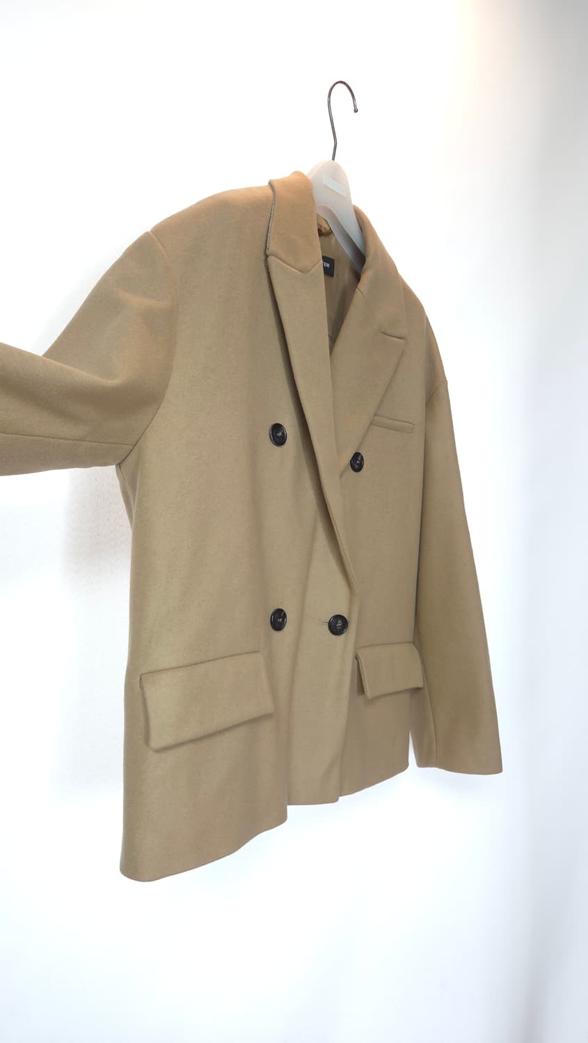 한섬 시스템 2021 캐시미어 블렌딩 울자켓  S 사이즈 상품이미지4