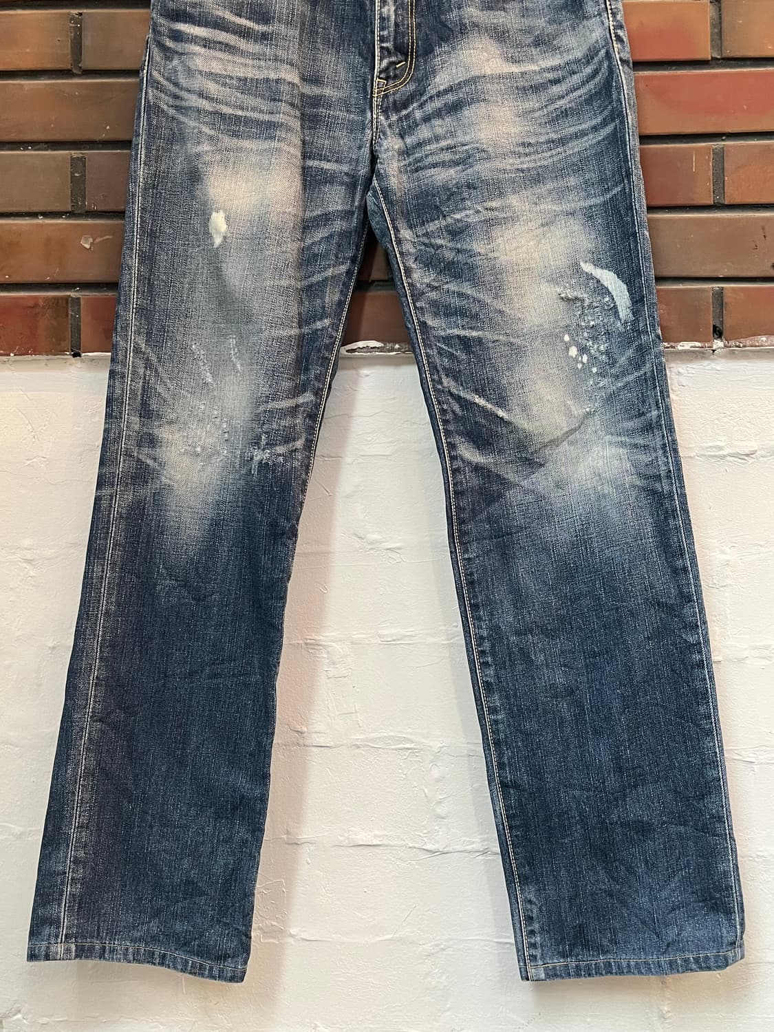 Levis lx502 럭셔리 클래식 워싱 데님 진 32x33 상품이미지3