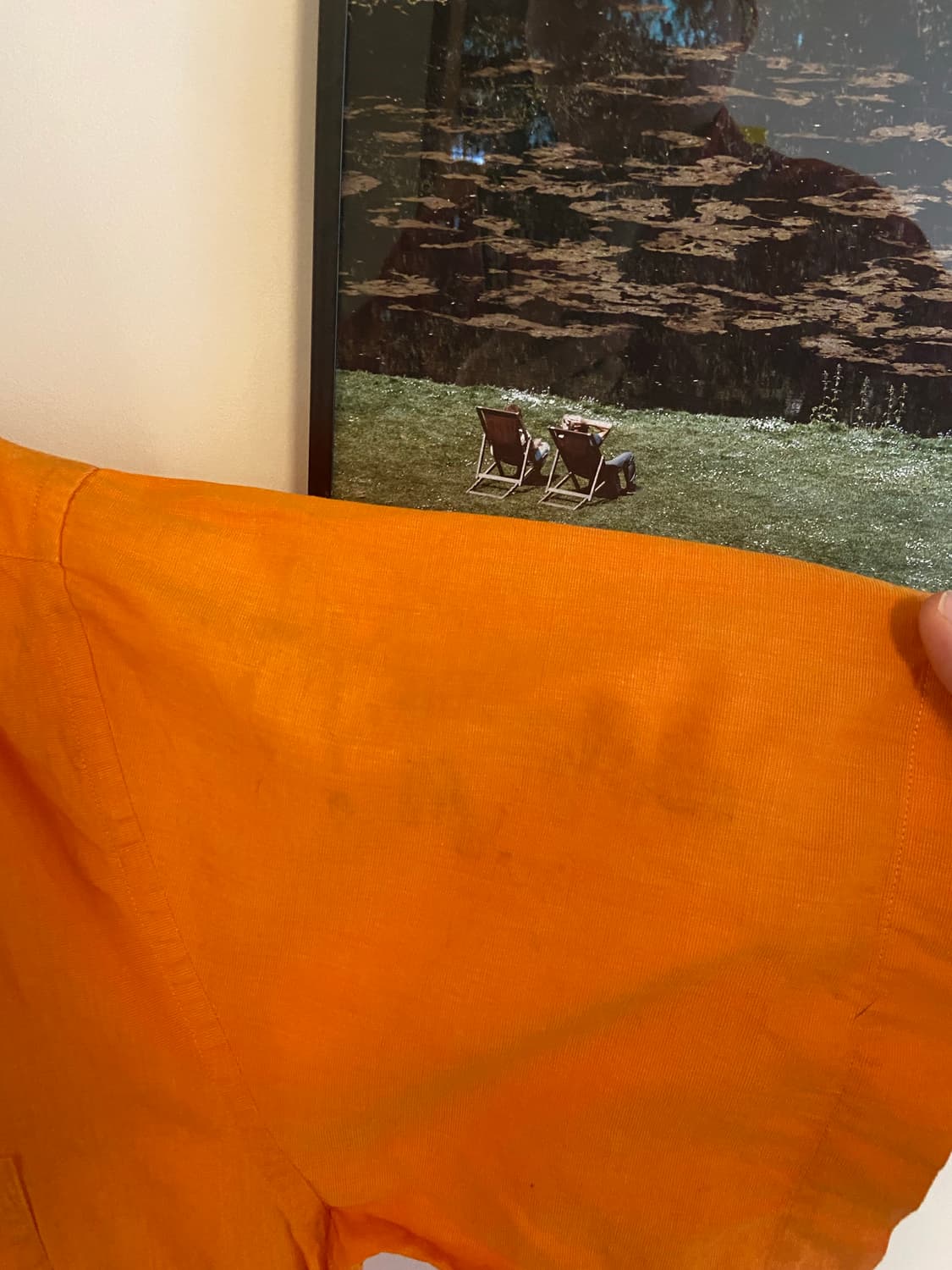 KENZO 겐조 오렌지색 반팔 셔츠 상품이미지6