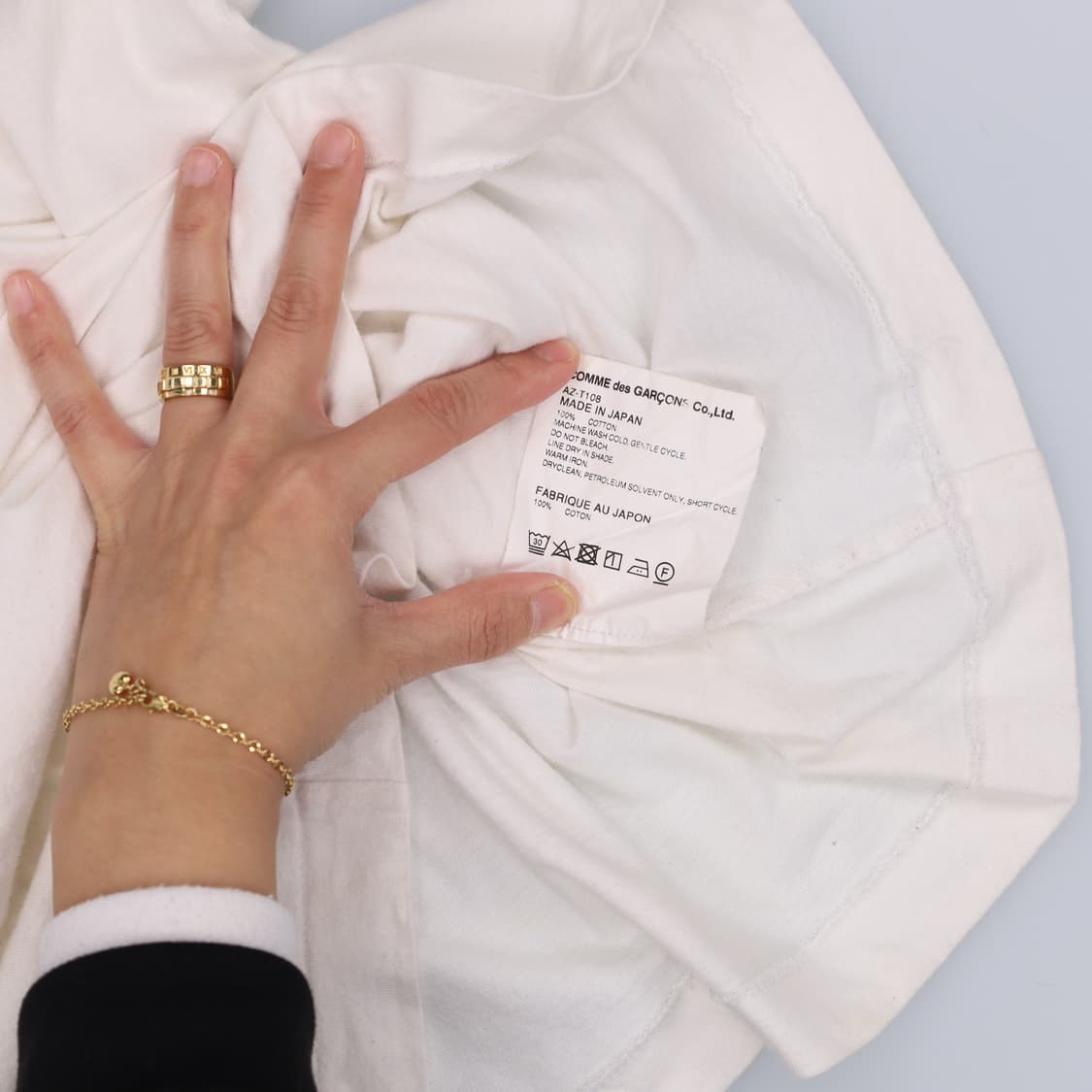 M 꼼데가르송 레드하트 반팔티 0213H2 상품이미지7