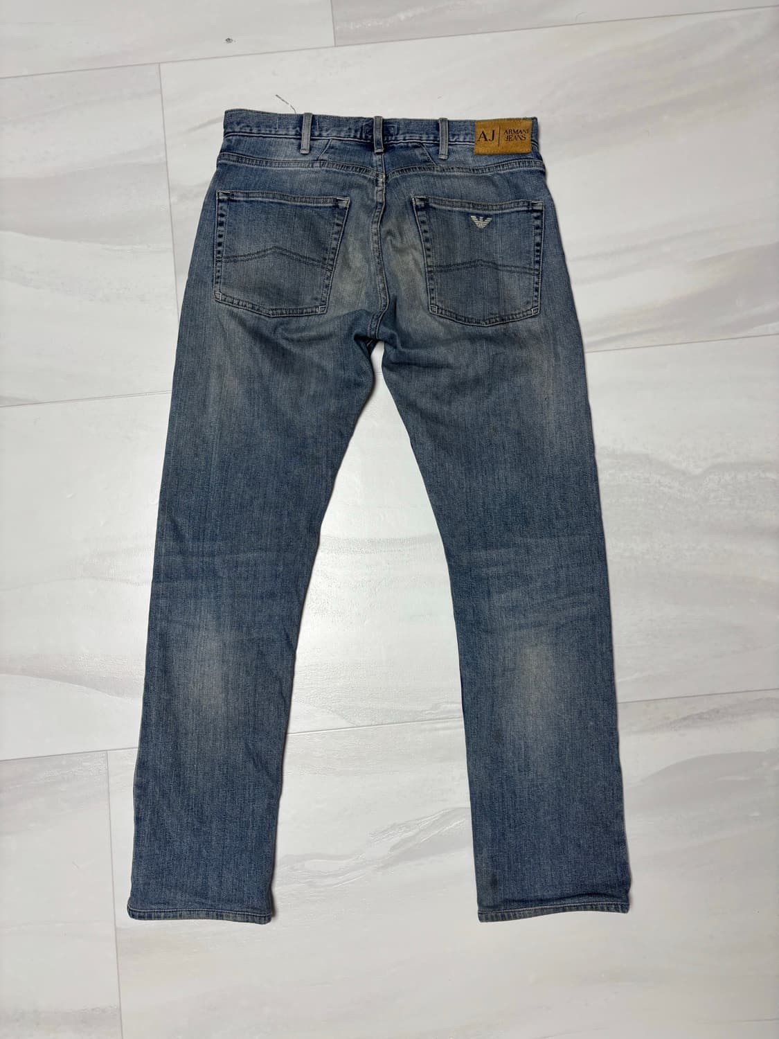 아르마니 진스 알마니 진스 청바지 데님 J45 레귤러 32사이즈 연청바지 상품이미지2