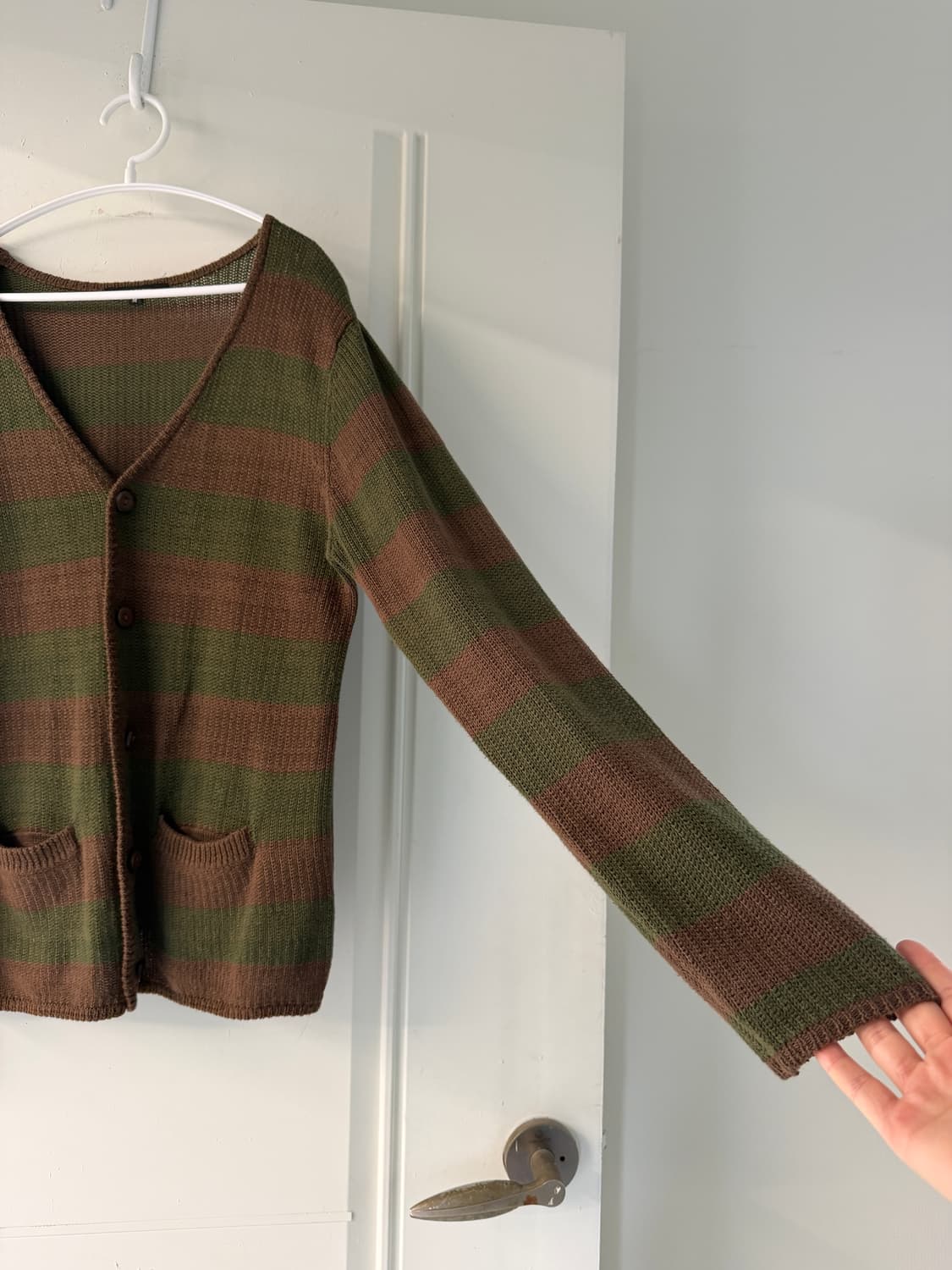 일본빈티지 두쫀쿠 레이스 가디건 세트 상품이미지7