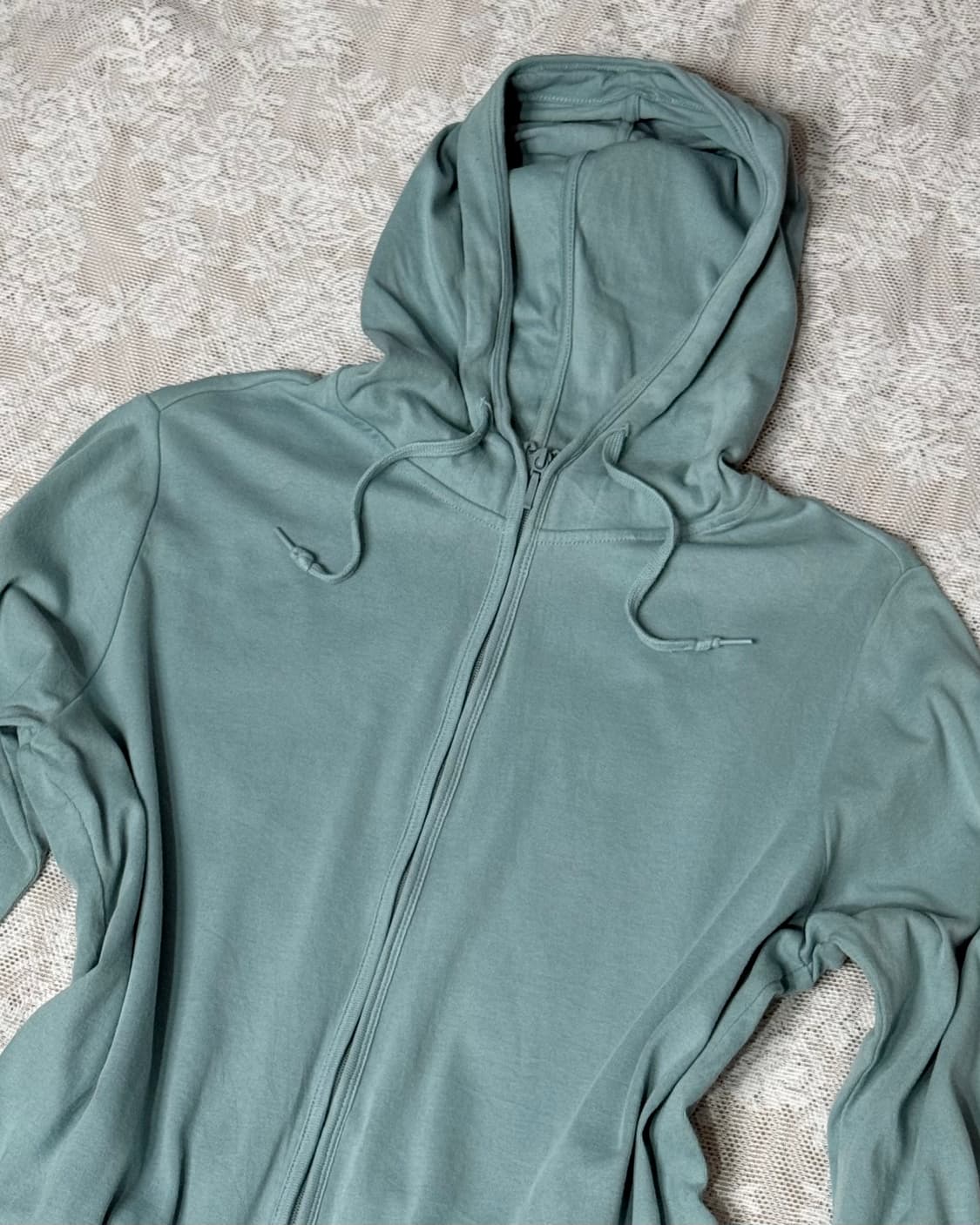 민트 핸드워머 후드 집업 상품이미지2