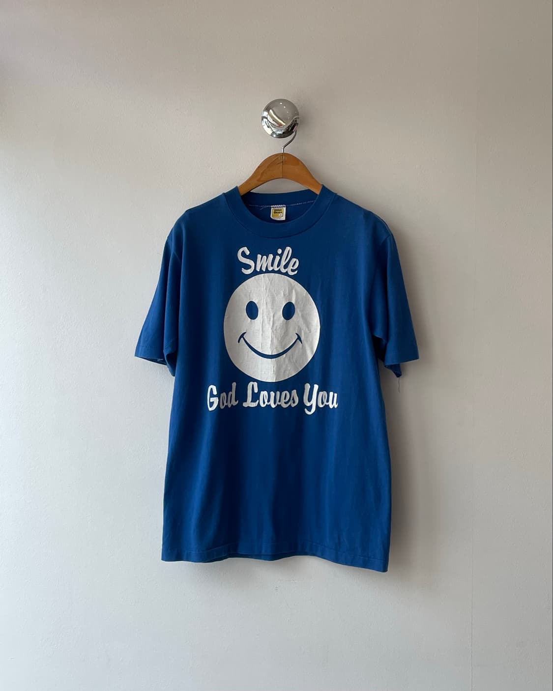 80‘s Velva sheen “Smile”🙂 T-shirt 스마일 상품이미지1