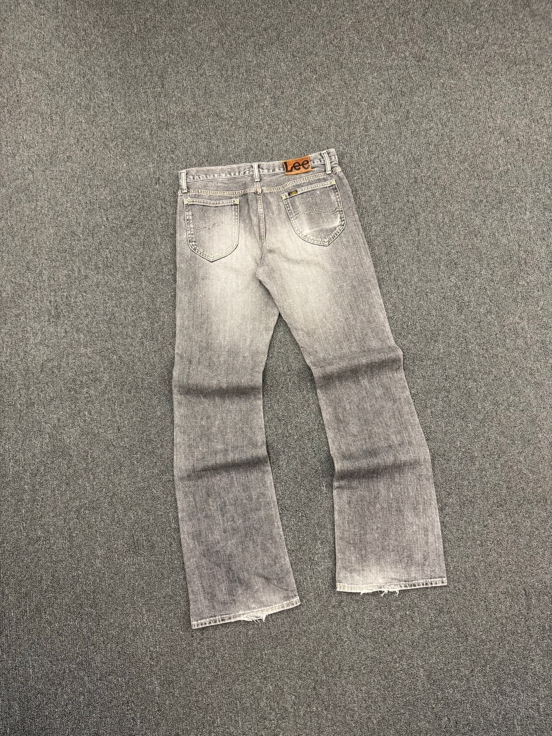 32)LEE 빈티지 워싱 그레이 부츠컷 데님팬츠 상품이미지5