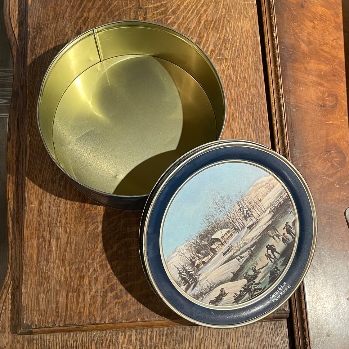 Currier & Ives 겨울 아침 틴케이스 (Schwan's 한정판) 상품이미지5