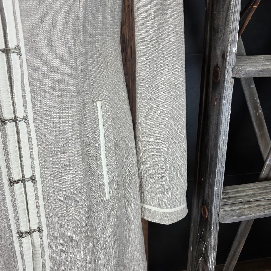 theory 린넨 오리엔탈 롱자켓 상품이미지5