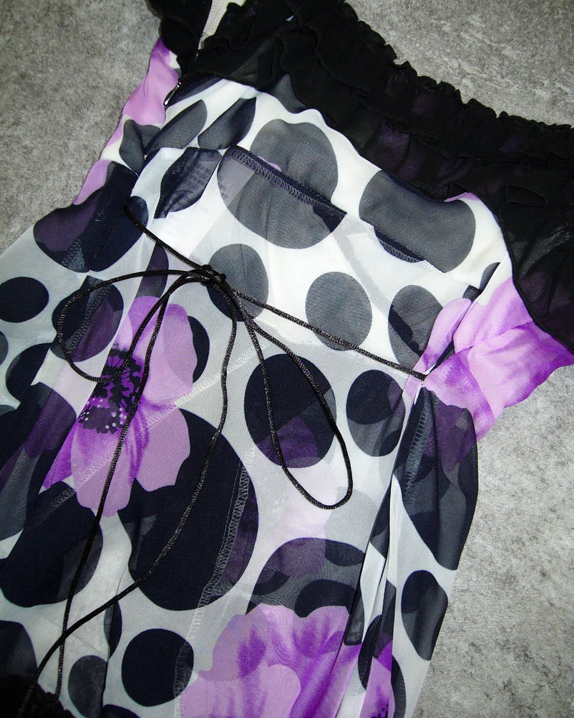 Flower Dots Sleeveless Top 상품이미지5