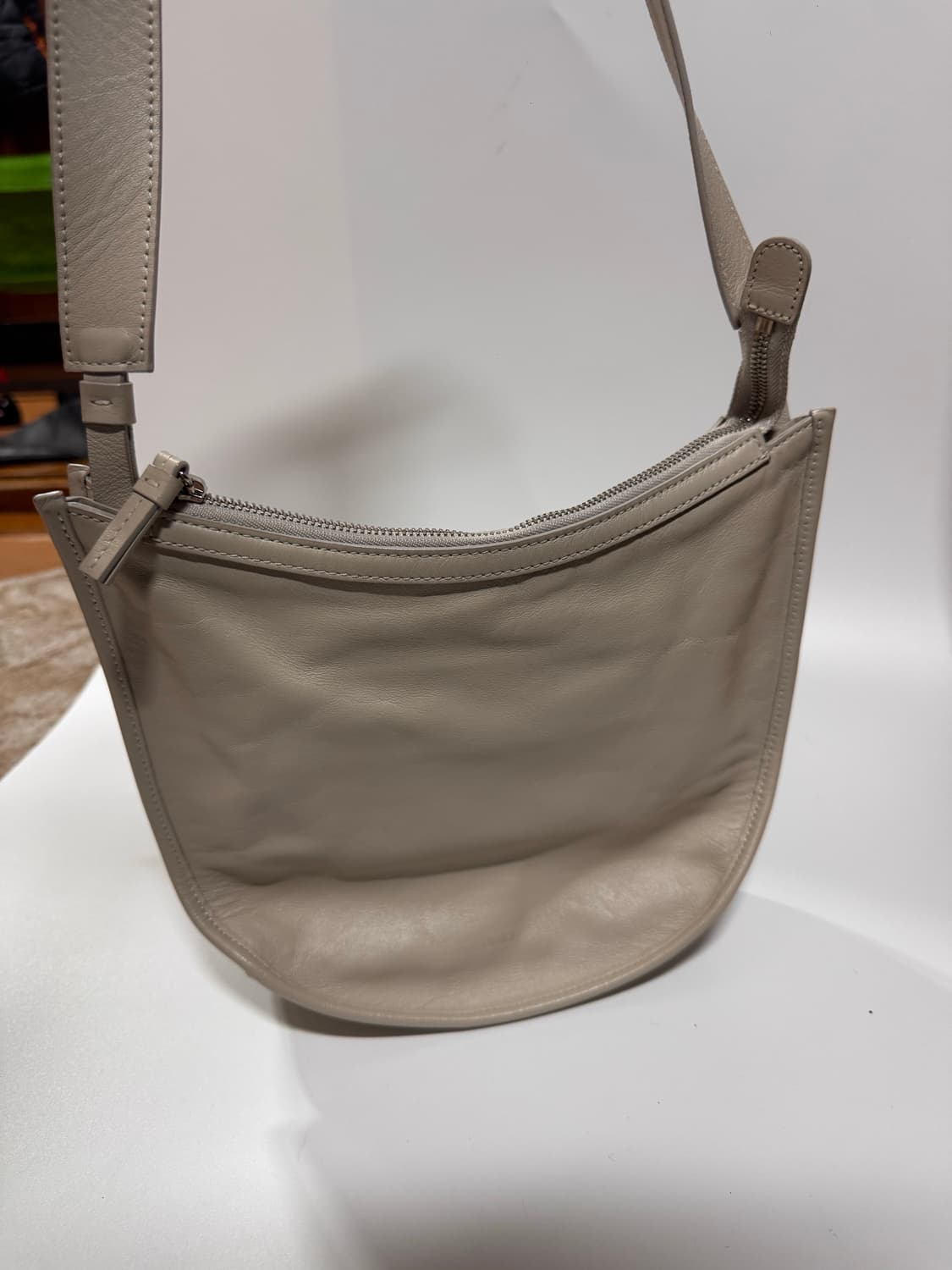 레멜HOBO 반달 숄더백 아이보리 상품이미지1