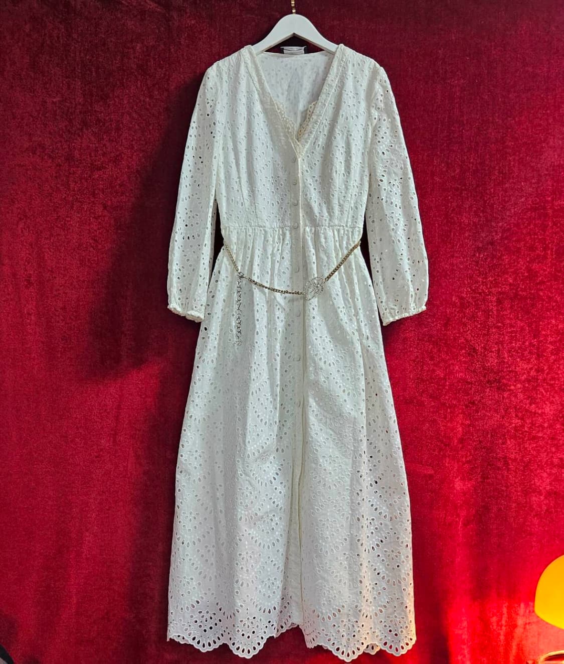 발렌타인(Ballantyne) in italy 크리스탈 체인벨트 원피스 상품이미지1