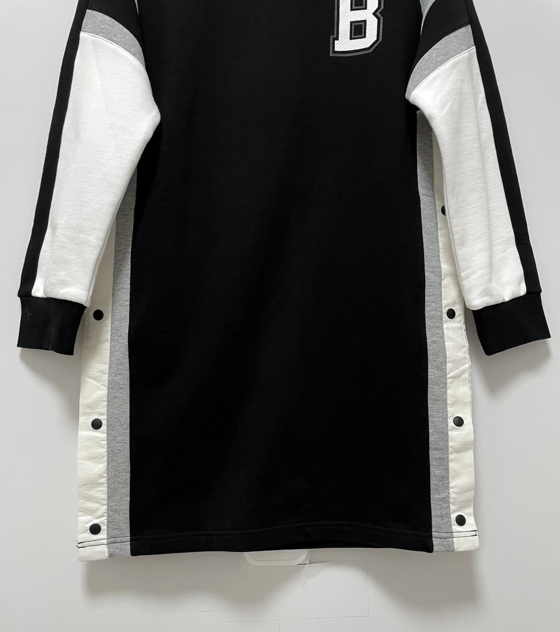 NBA 브루클린 네츠 사이드 스냅 롱 맨투맨 상품이미지4