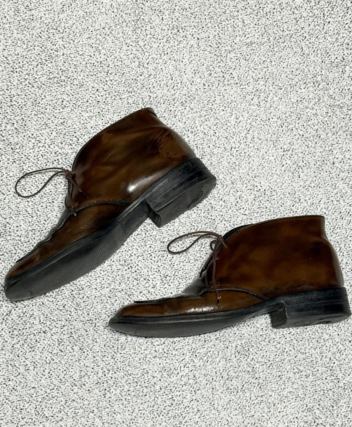 프라다 빈티지 레더 처카부츠 상품이미지4