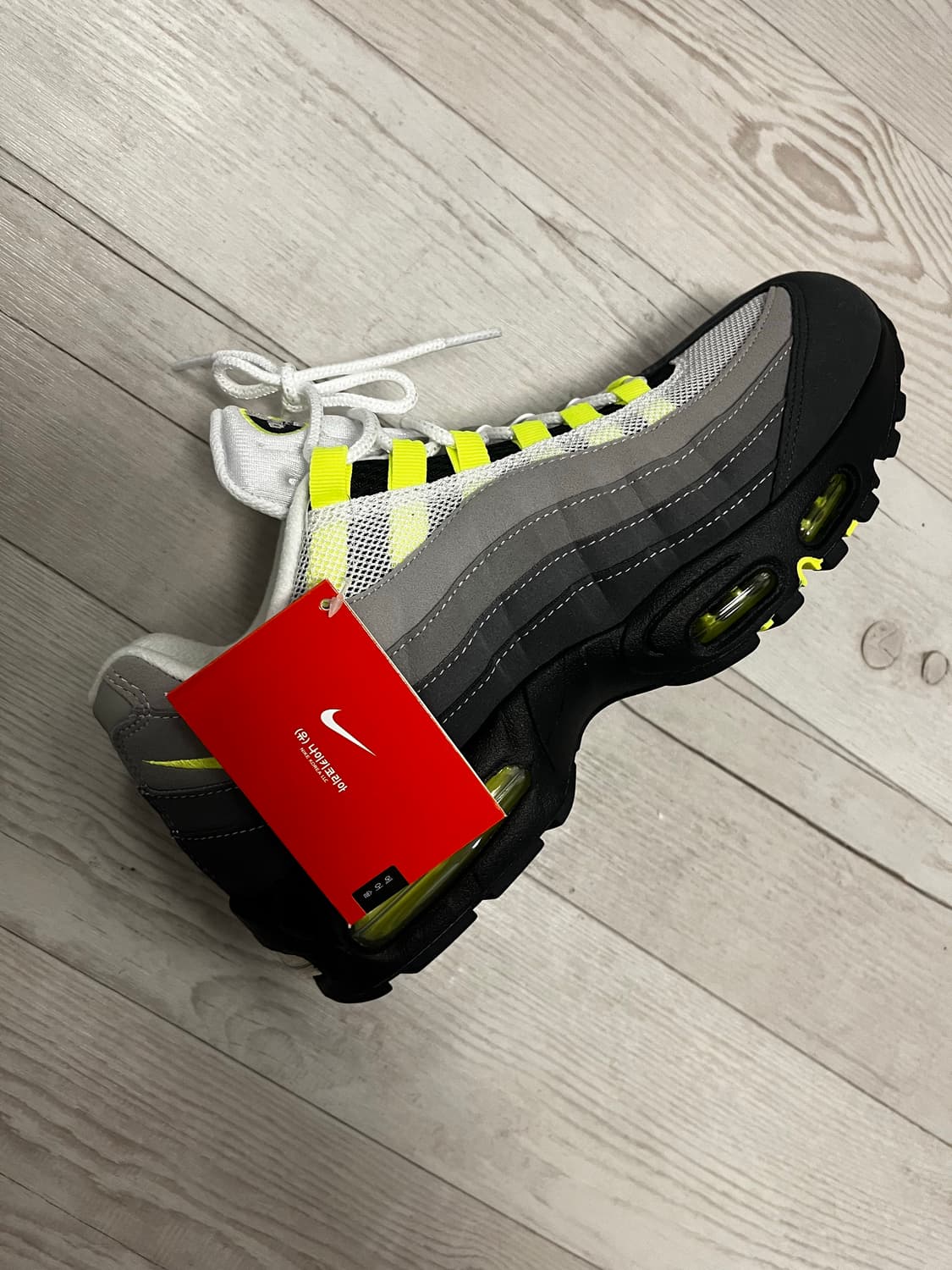 나이키 에어맥스95 빅버블 네온(새제품) 상품이미지2