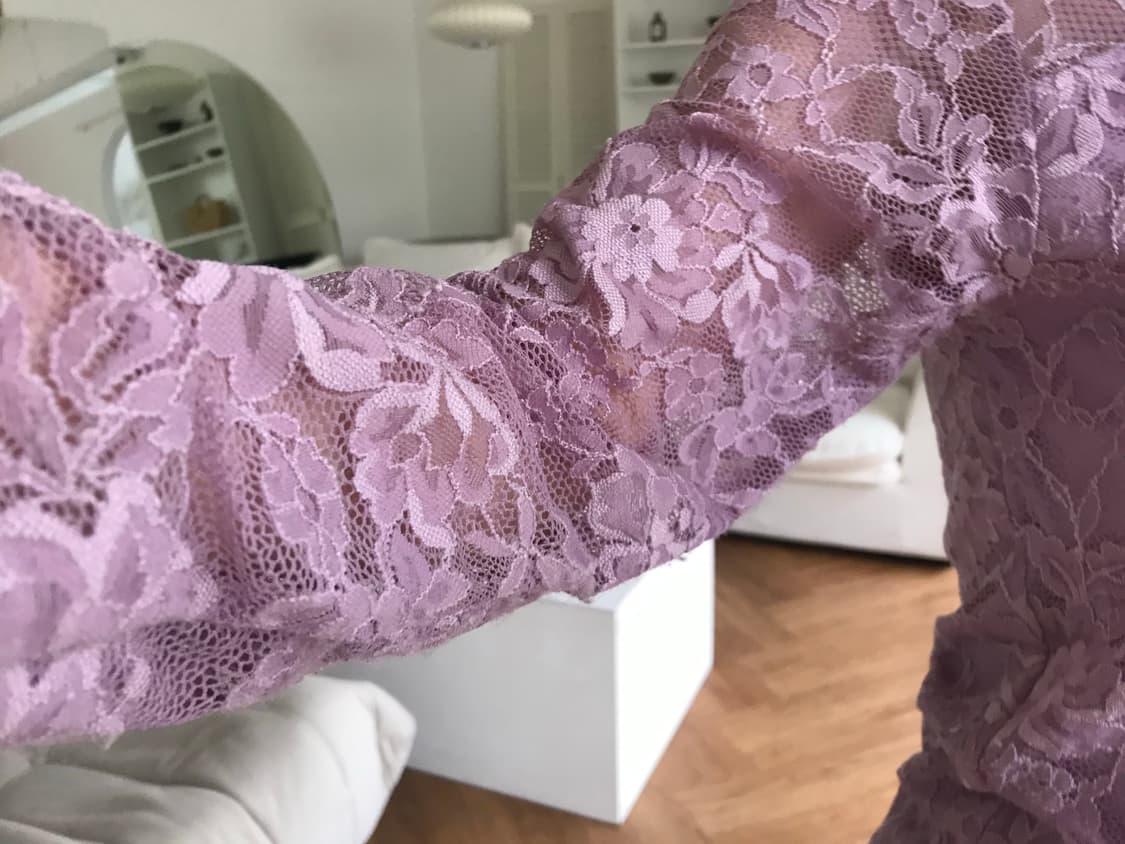 vintage purple lace top 상품이미지5