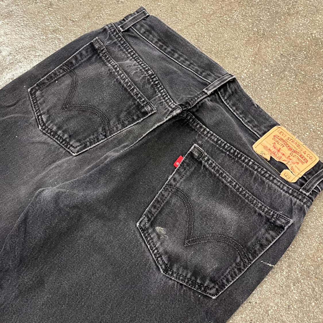 00s 리바이스505 블랙진 (33“) 상품이미지4