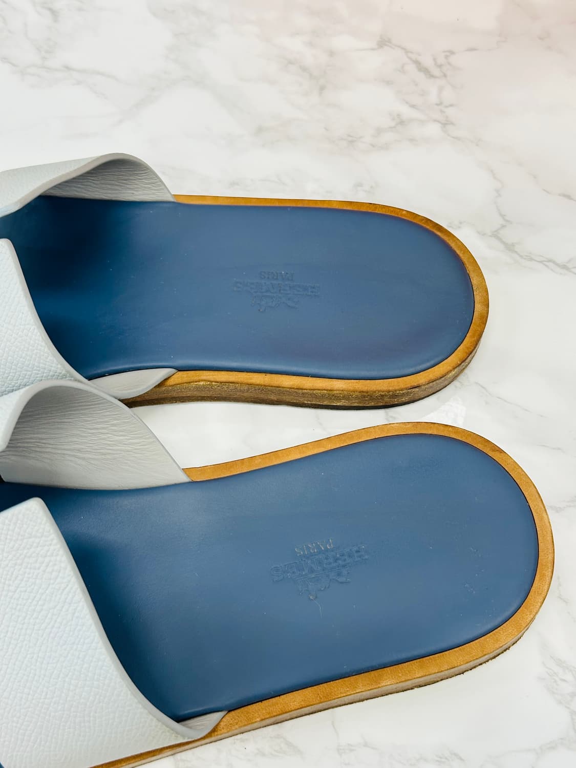 (41.5) 에르메스 이즈미르 블랑 드 파리 블루 상품이미지6