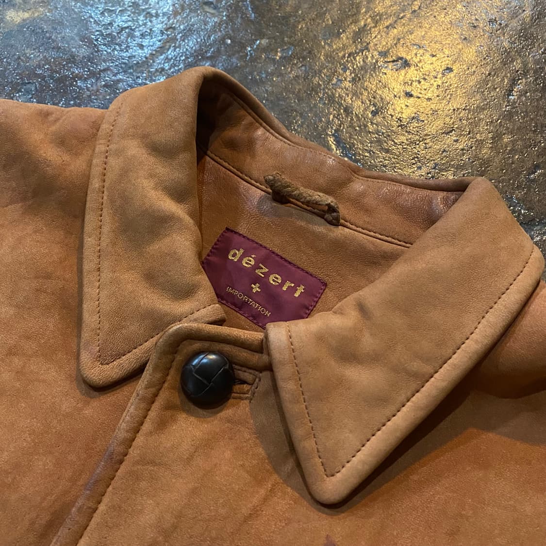 (M) 90s dezert 데저트 브라운 스웨이드 자켓 상품이미지3