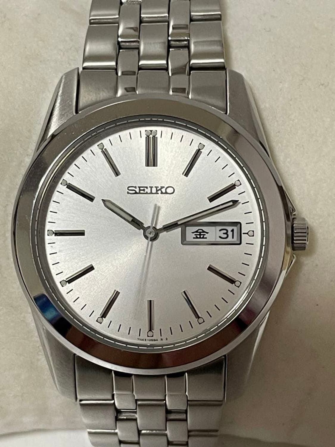 세이코 셀렉션/스피릿 실버 쿼츠 시계 상품이미지2