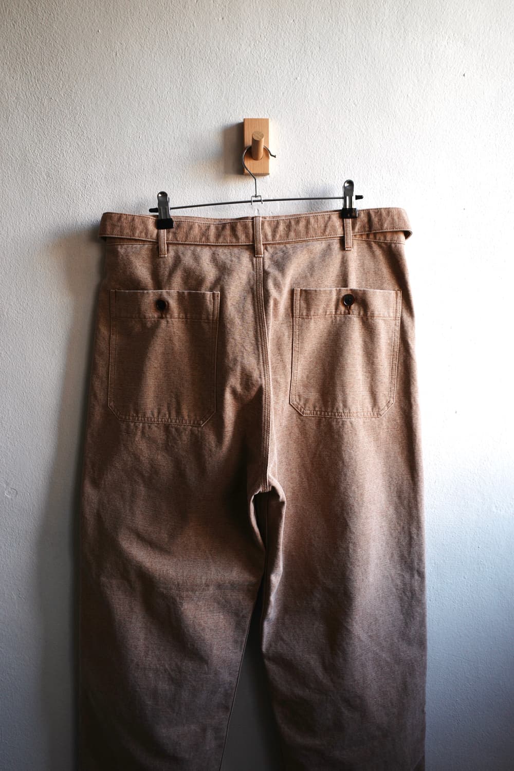 오라리 워시드 오가닉 벨티드 팬츠  상품이미지8