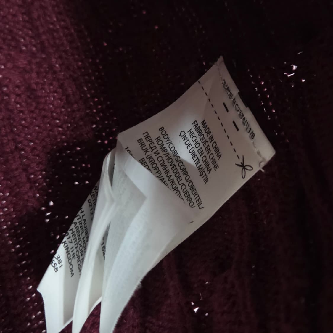 폴로랄프로렌 키즈 케이블 니트 가디건 버건디 5 상품이미지4