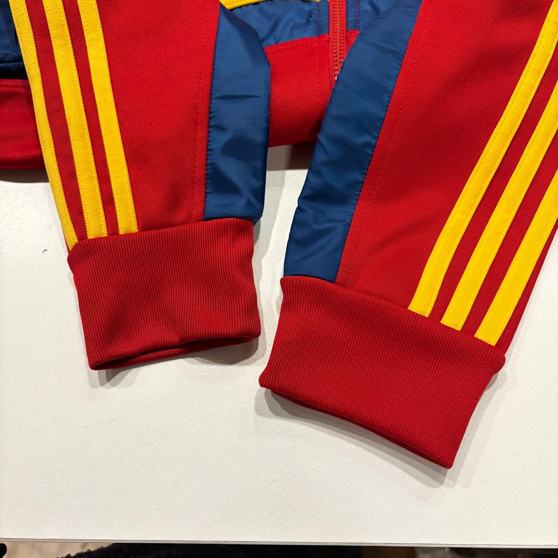 [95] 12s 아디다스 스페인 트랙탑 축구 져지 집업 C829 상품이미지6